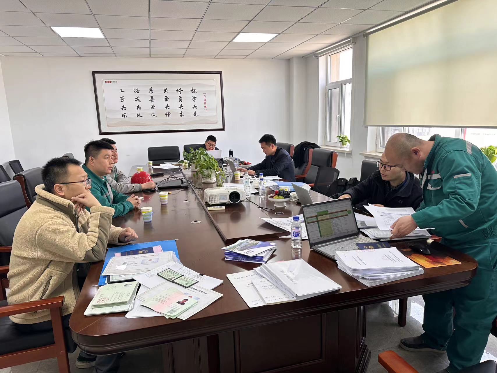 國信裝配|2024年4月1日國信裝配式公司接待三一重能代表團隊參觀考察